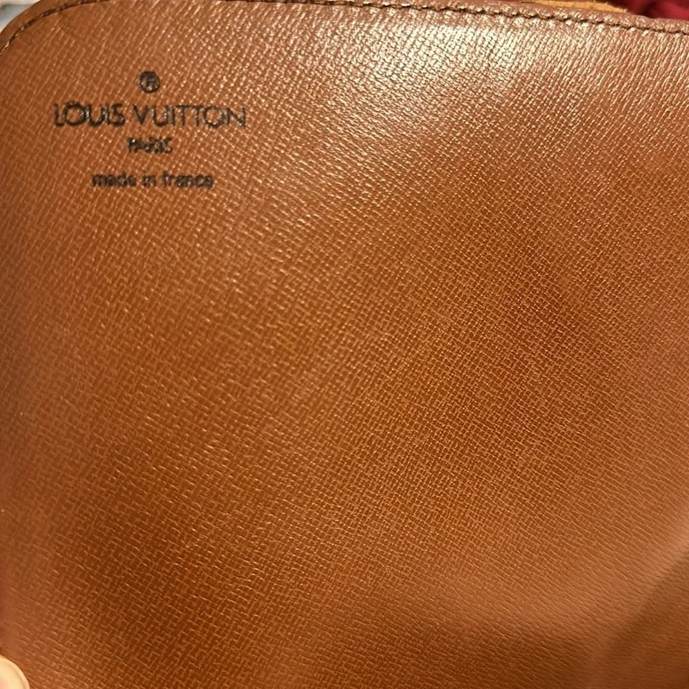 Louis Vuitton Cartouchiere Monogram MM Vintage LV Crossbody Messenger Bag/Pouch